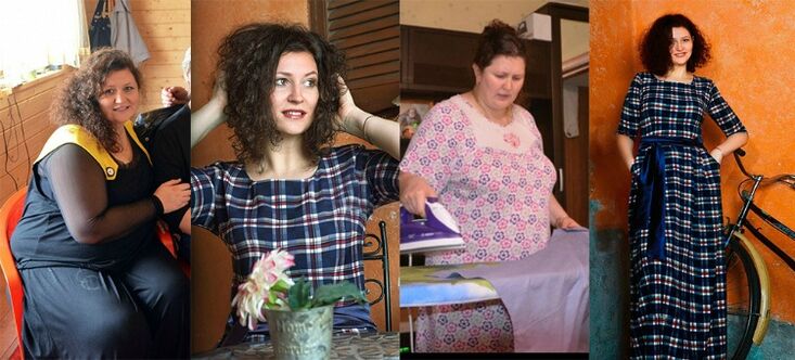Nő a Dukan diéta előtt és után
