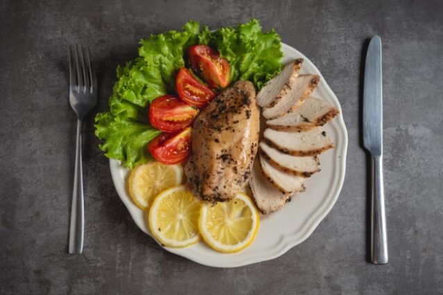 Csirke grill zöldségekkel